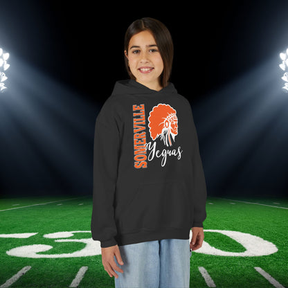 Somerville Vertical Fury Youth Heavy Blend Hoodie