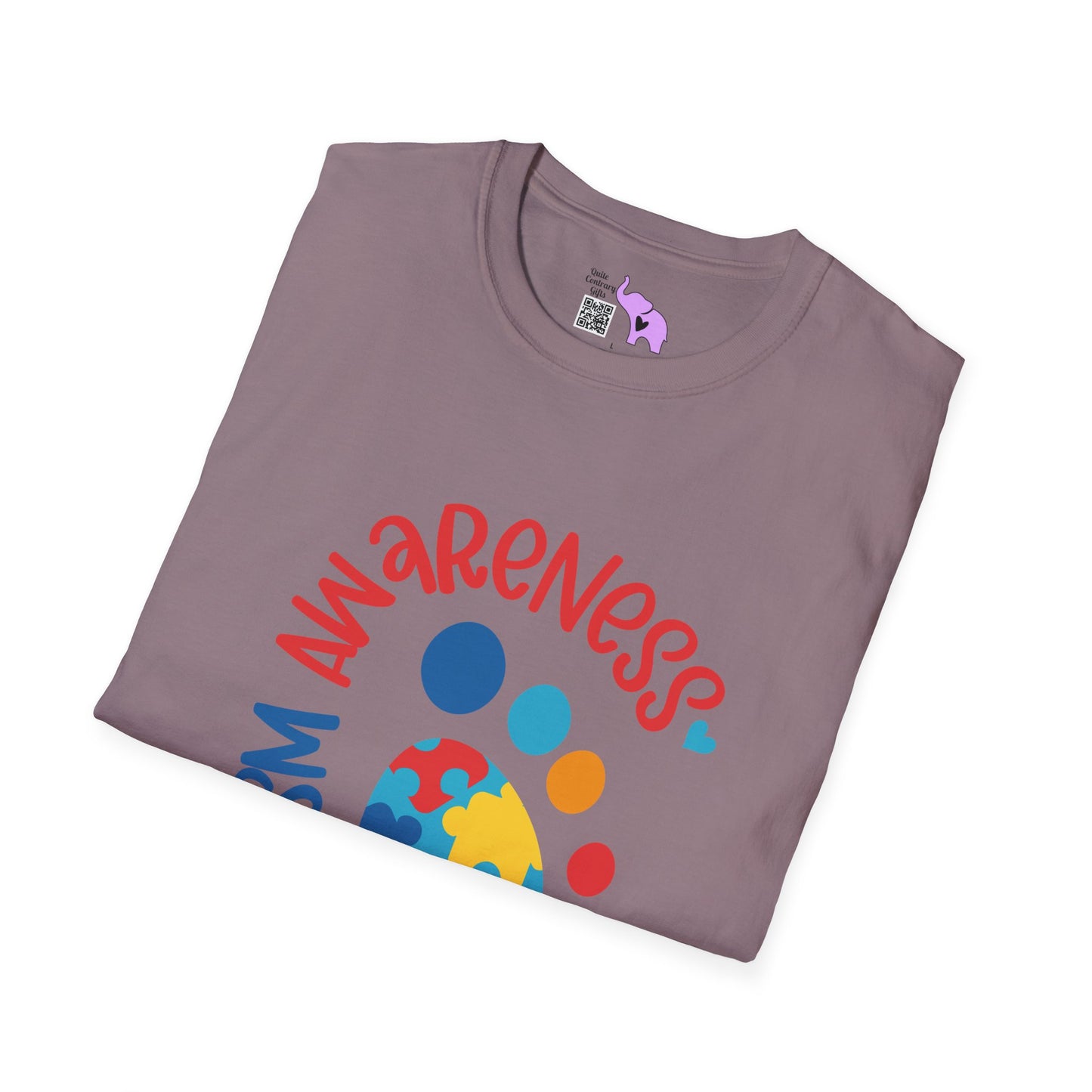 Autism Awarness (Footprint) Adult T-shirt