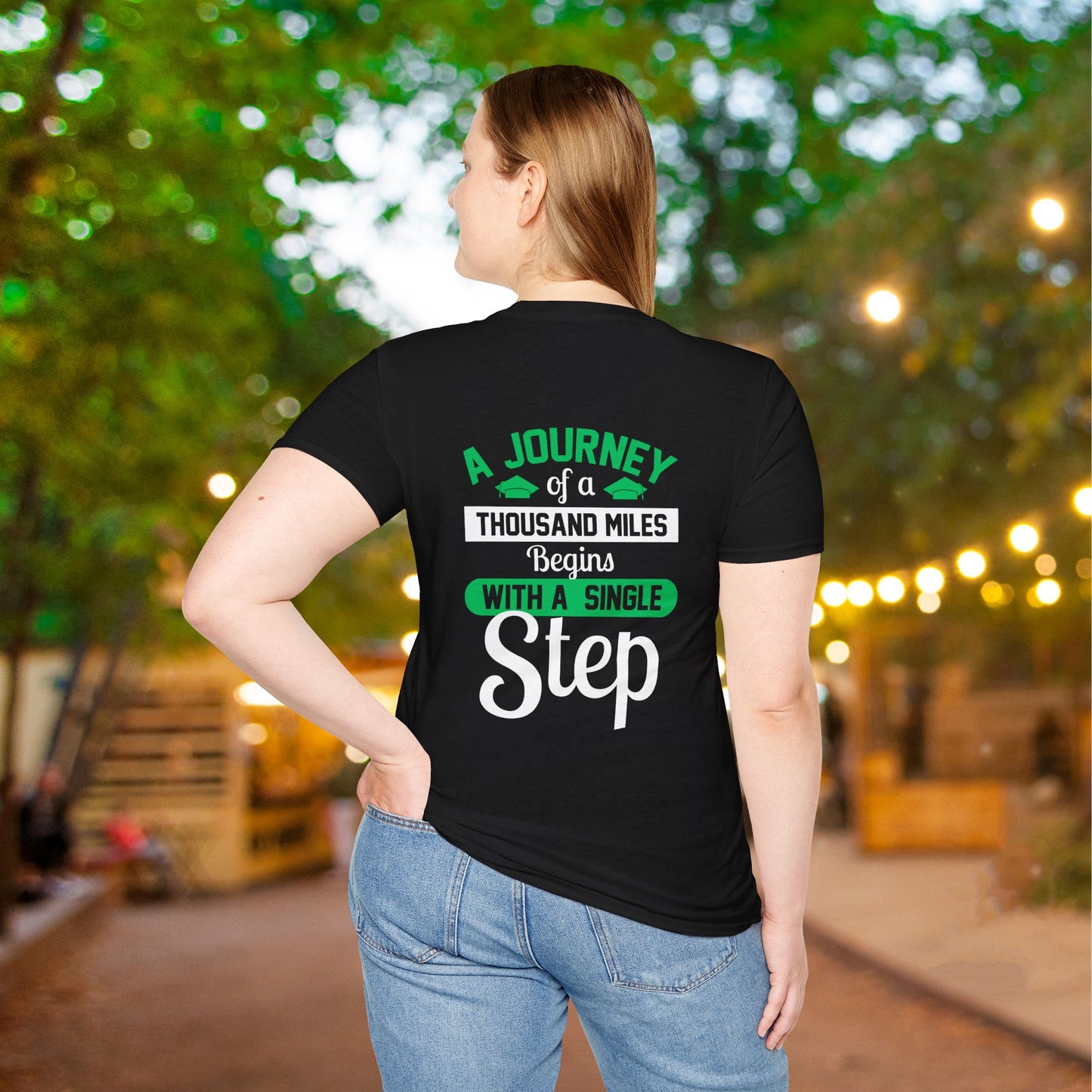 A Journey of A Thousand Miles... Adult Unisex Tshirt