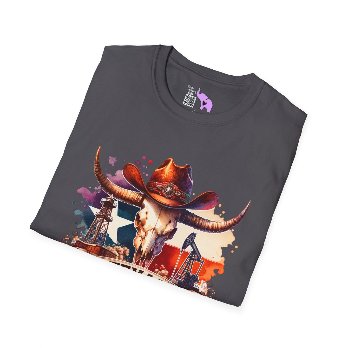 Texas Oil Rigs Adult T-shirt