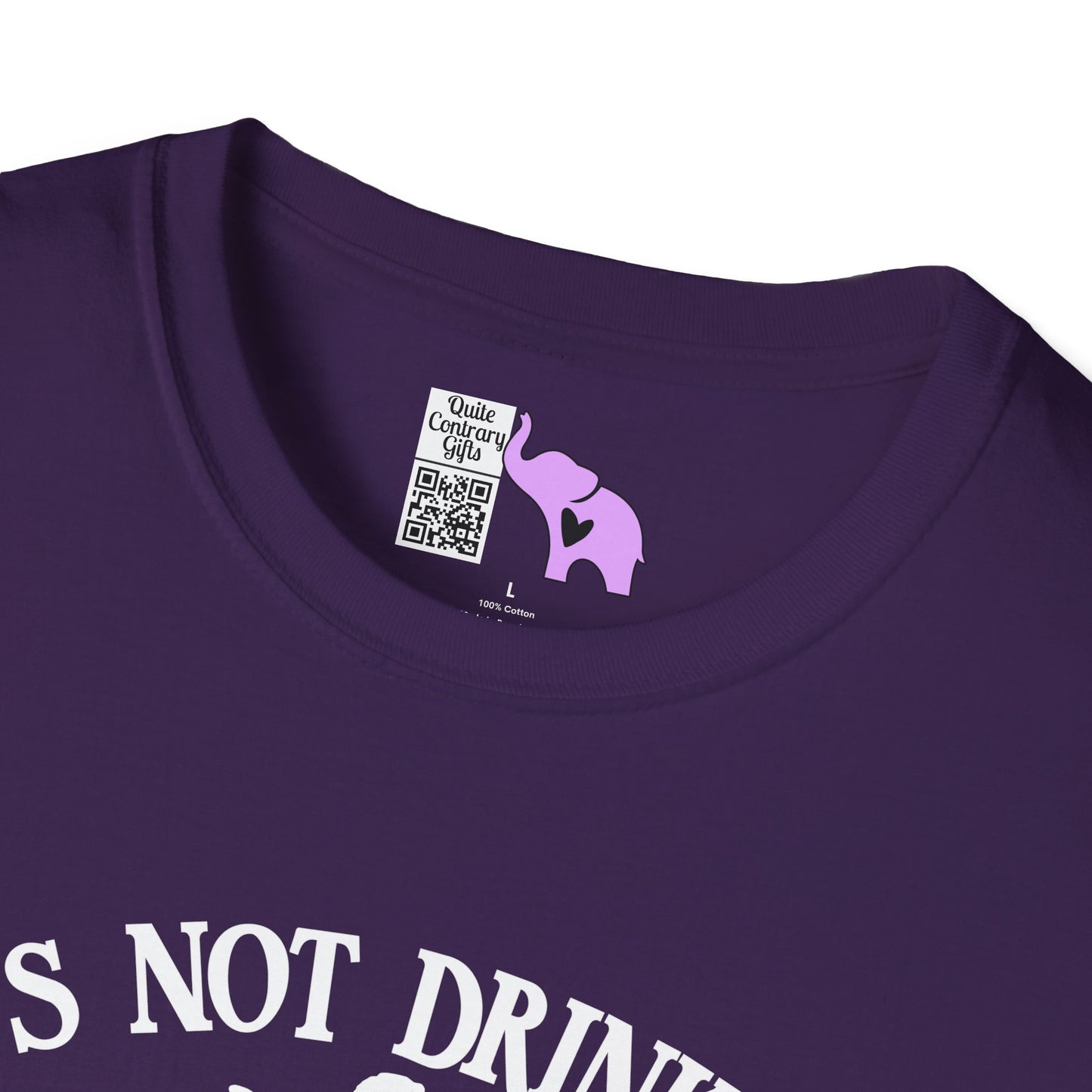It's Not Drinking Alone If Your Dog Is Home Adult T-shirt