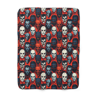 Nightmare Squad Sherpa Fleece Blanket
