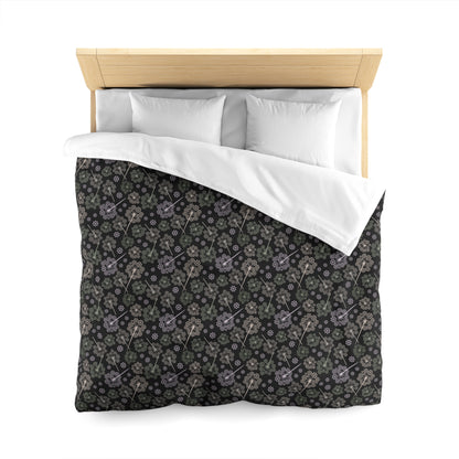 Dandelion Nightfall Microfiber Duvet Cover