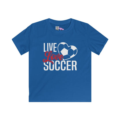 Live Love Soccer Youth Softstyle Tee