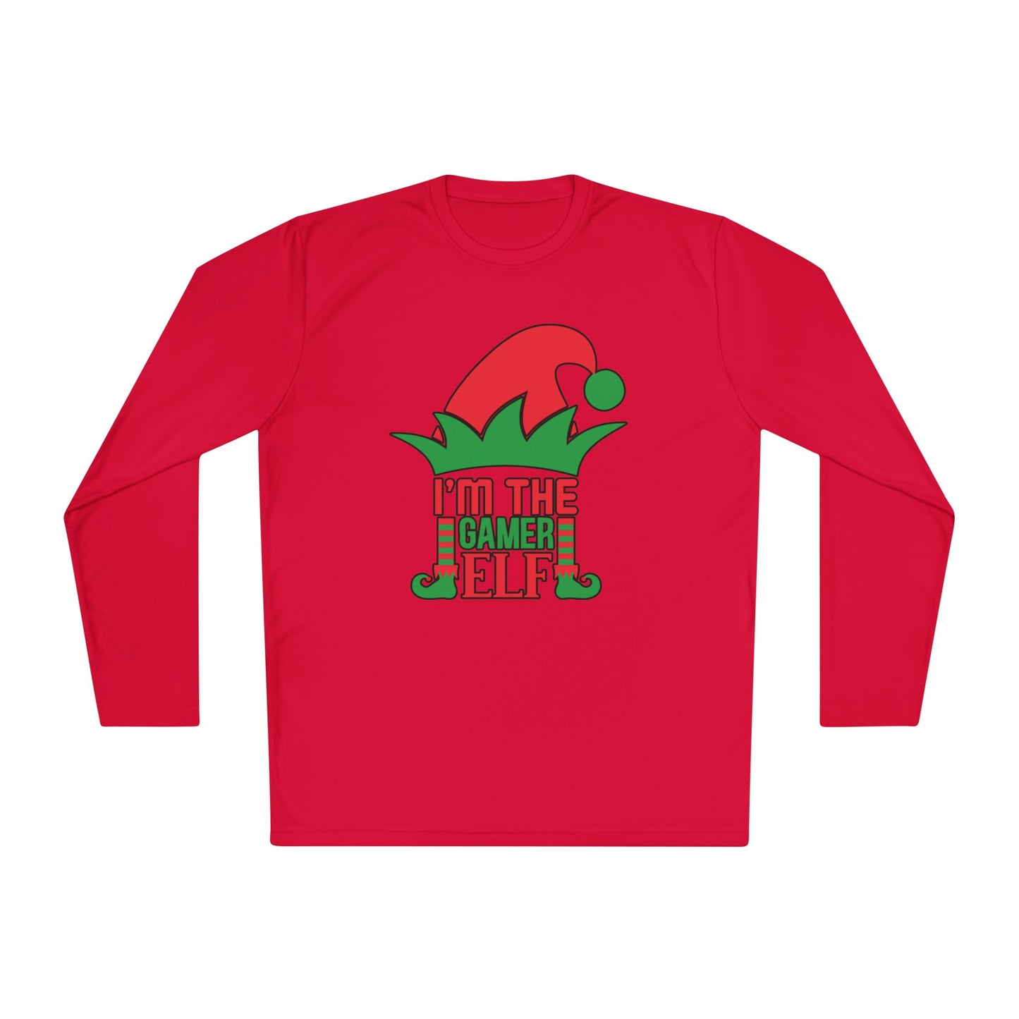 I'm The Boss Elf Adult Long Sleeve Tee