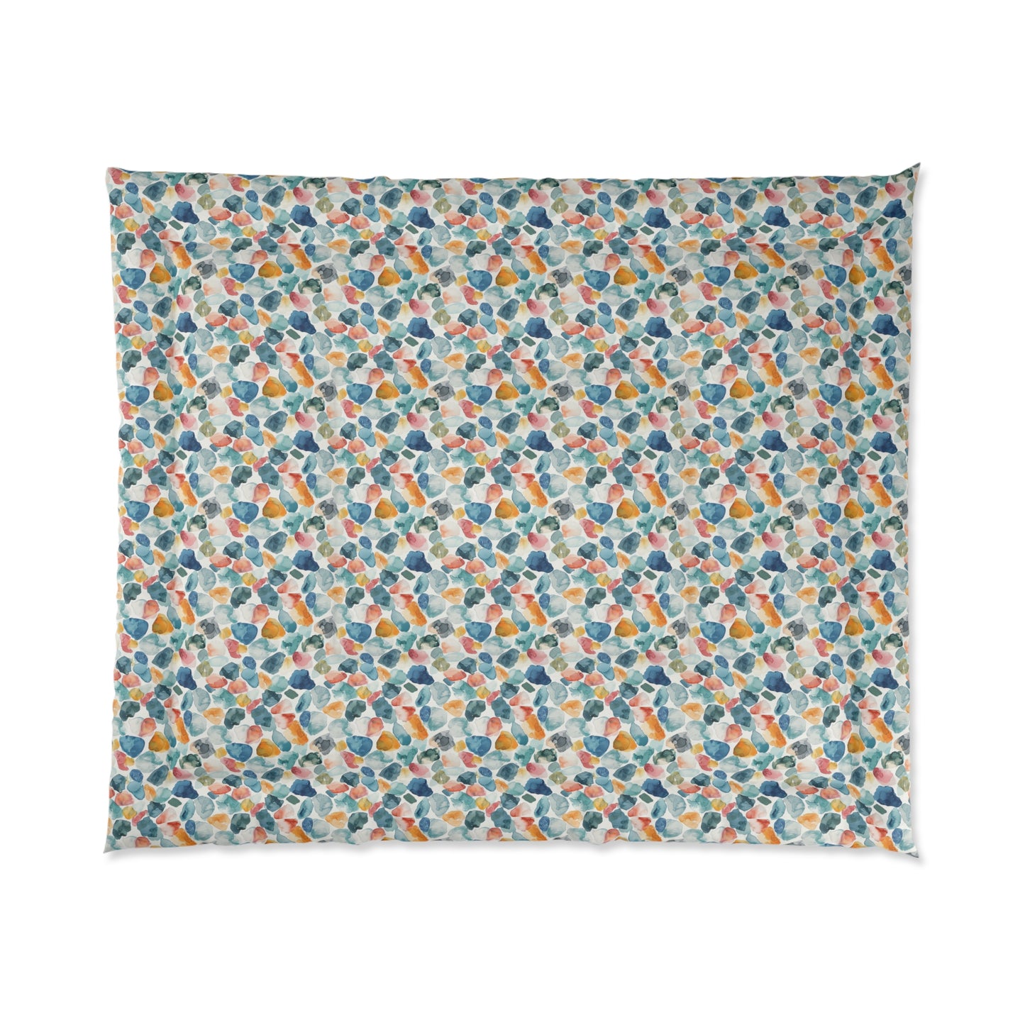 Watercolor Pebble Terrazzo Basic Bedding Set