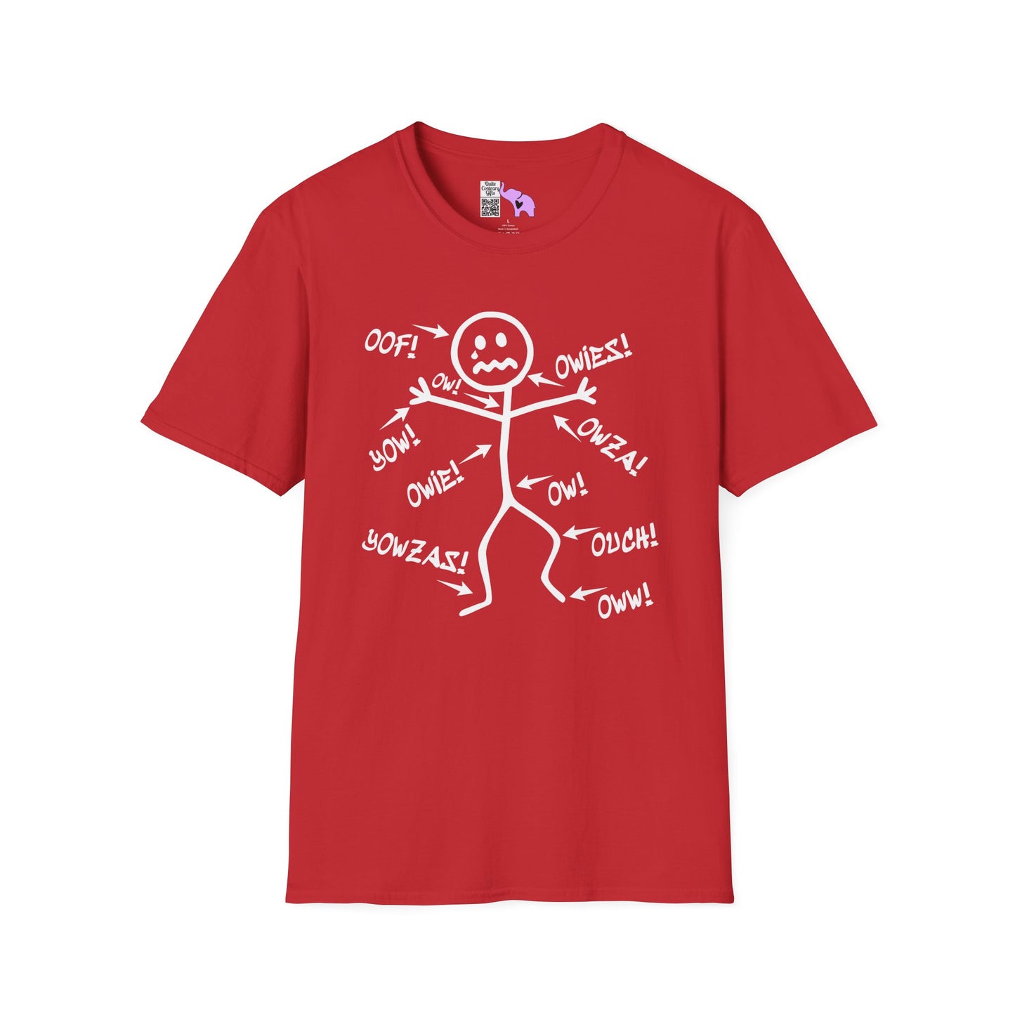Ow! It All Hurts Adult T-shirt