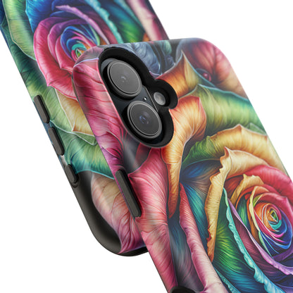 Colorful Rose MagSafe® Compatible Tough Case for iPhone