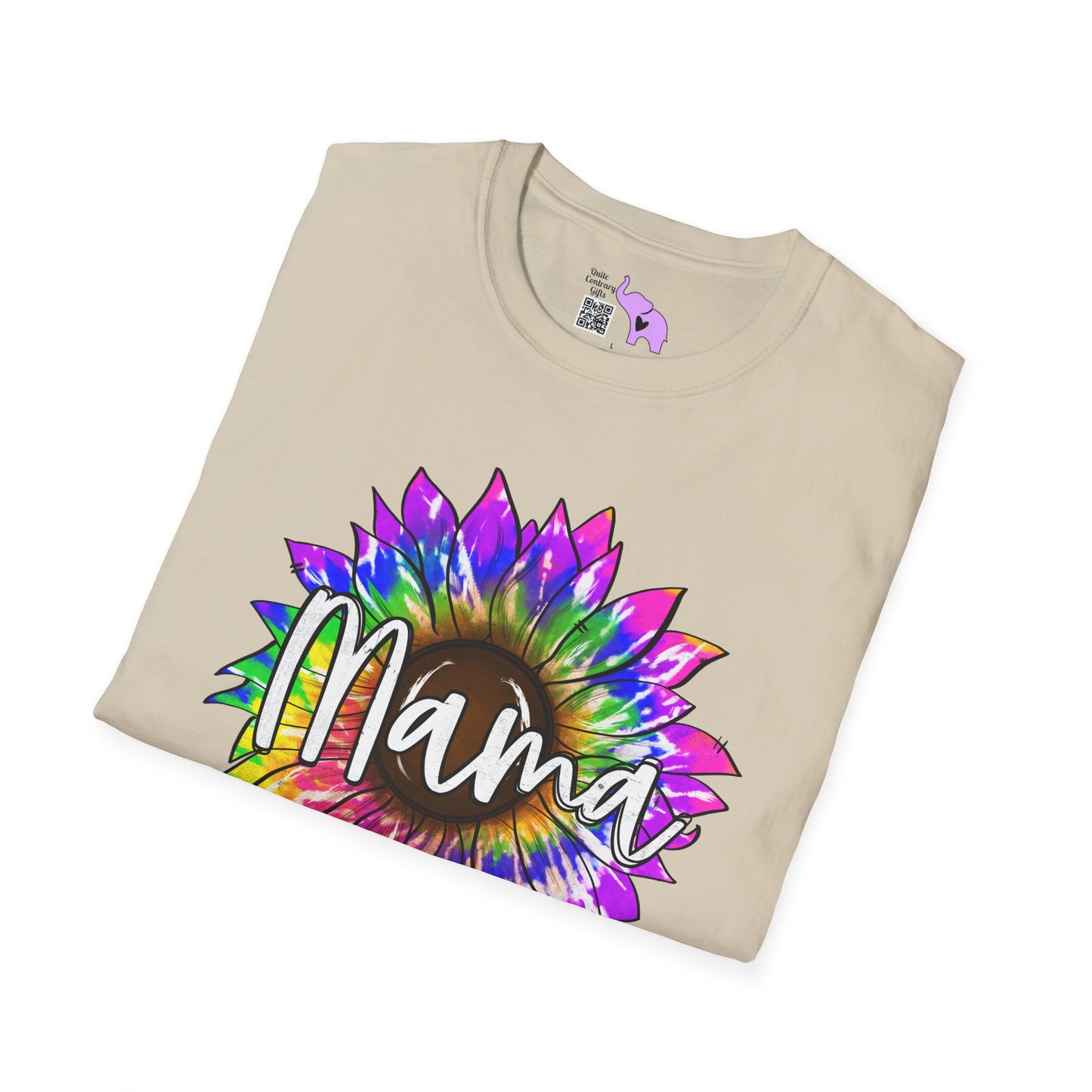 Mama Colorful Sunflower Adult T-shirt