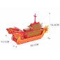 Construction Dragon Boat Festival Series Wooden 3D Puzzles