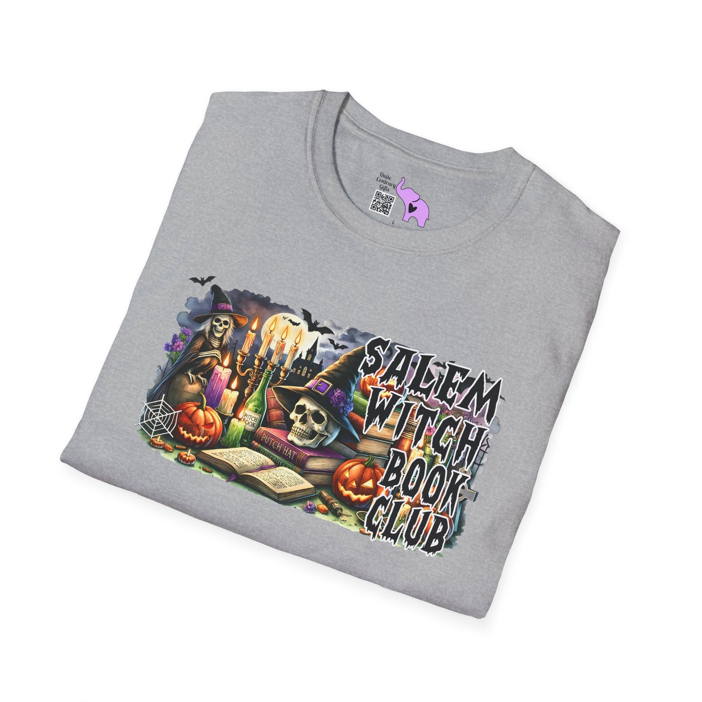 Salem Witch Book Club (2) Adult T-shirt