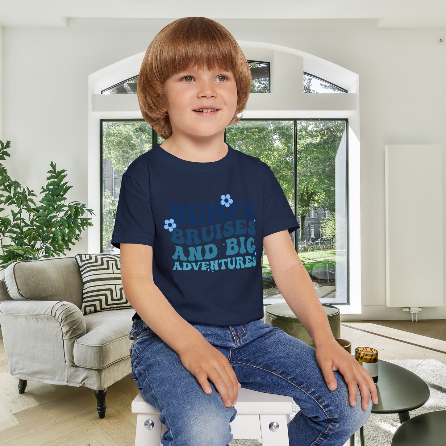 Bumps Bruises And Big Adventures Heavy Cotton™ Toddler T-shirt