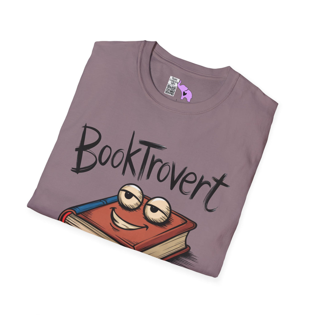 Booktrovert (Cartoonish Book) Adult T-shirt