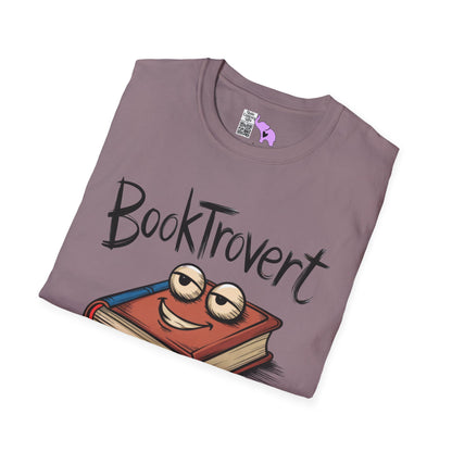 Booktrovert (Cartoonish Book) Adult T-shirt