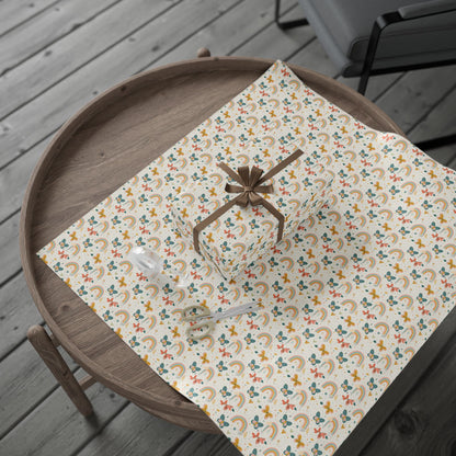 Whispering Wings & Rainbows Wrapping Paper
