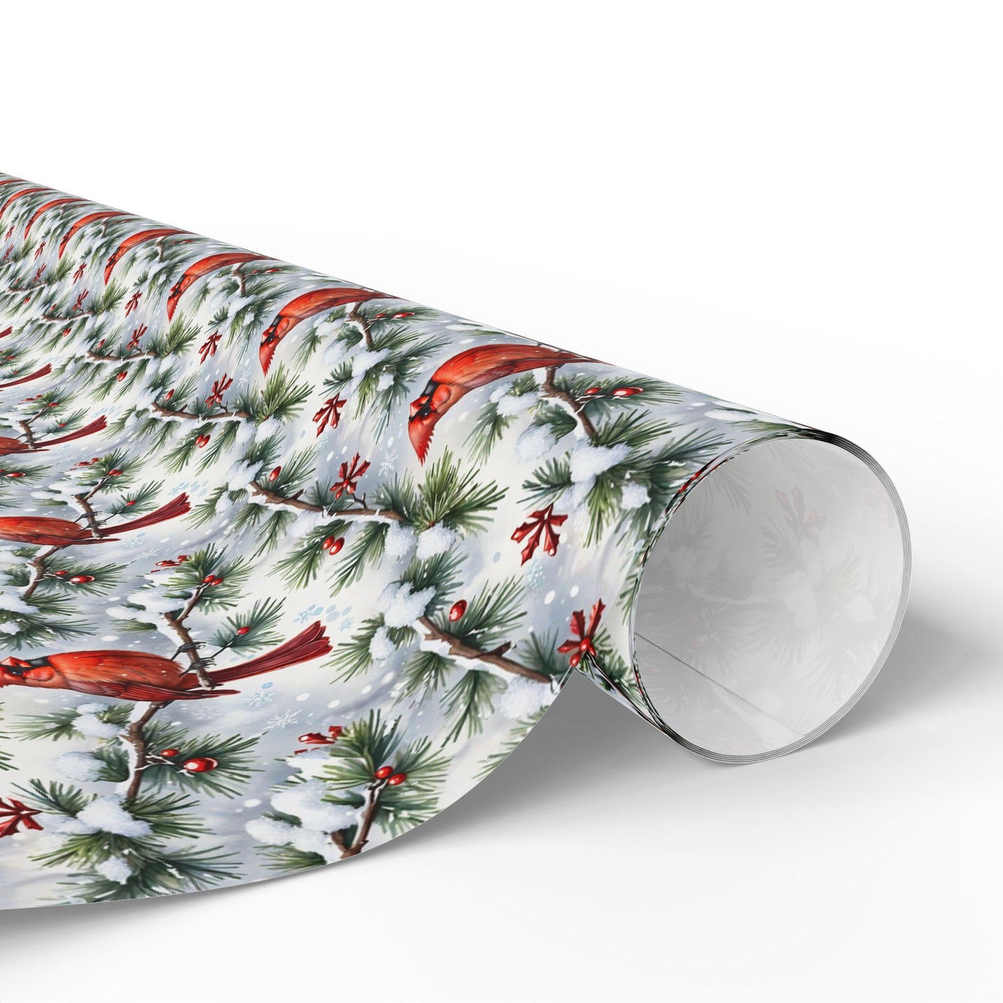Cardinal Winter Elegance Wrapping Paper