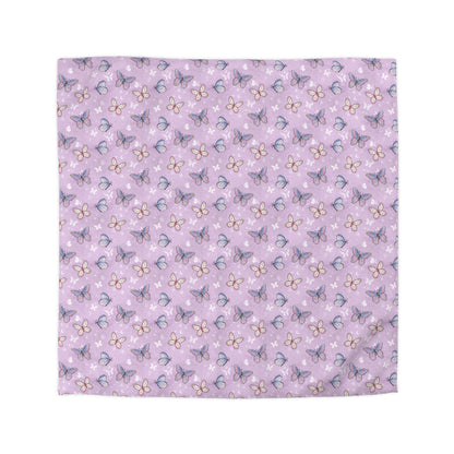 Pastel Wing Parade Microfiber Duvet Cover