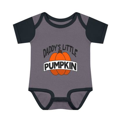 Daddy's Little Pumpkin Infant Baby Rib Bodysuit