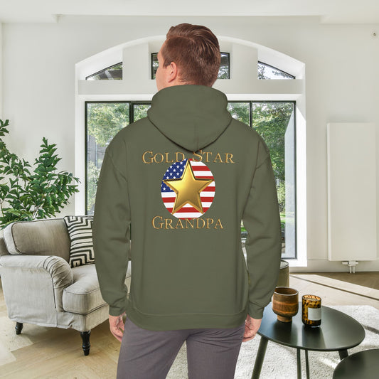 Gold Star Grandpa Heavy Blend™ Hooded Sweatshirt