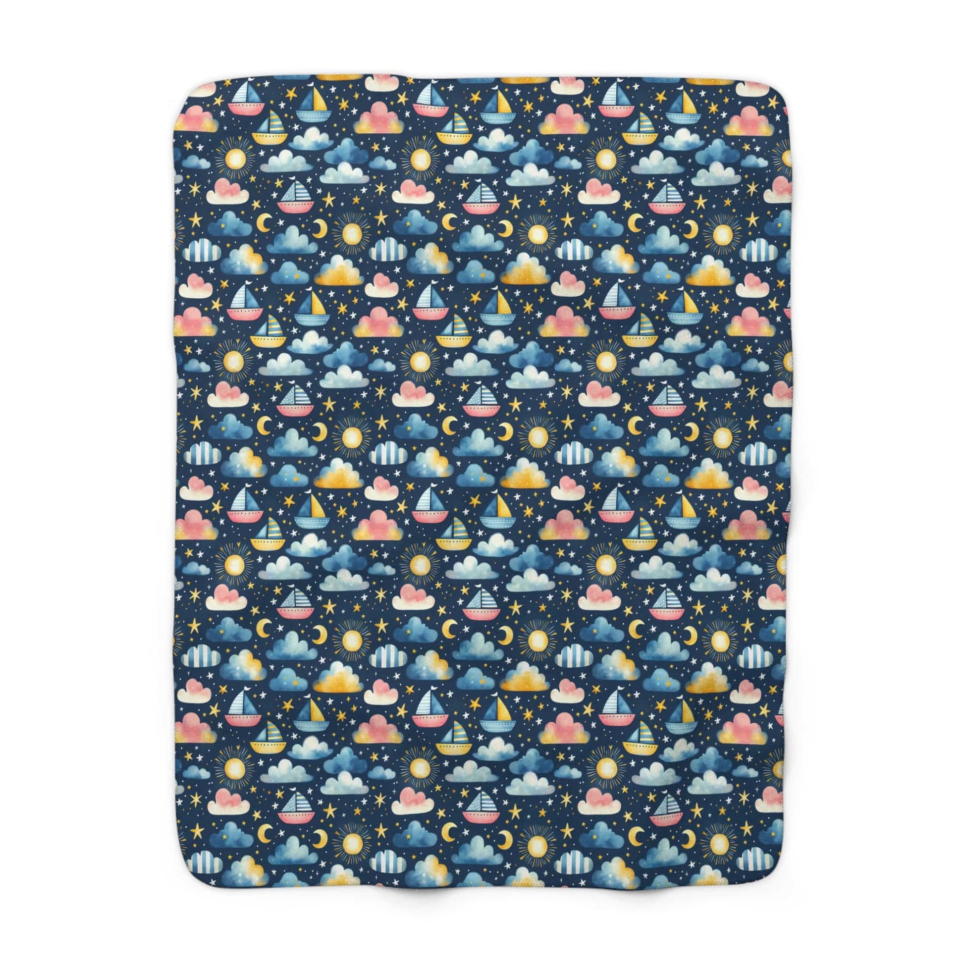 Night Sail Dreams Fleece Blanket