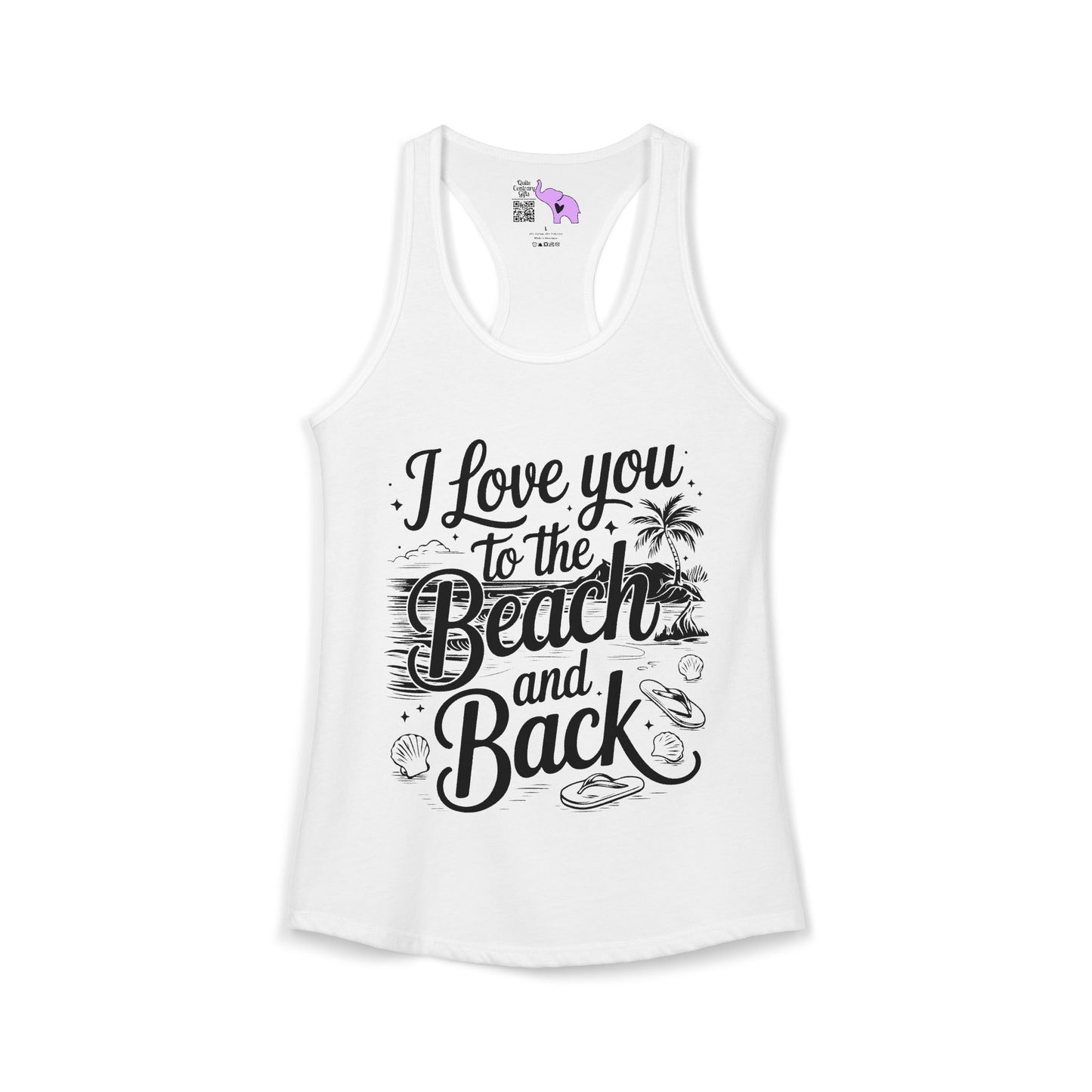 I Love You to the Beach and Back Women's Ideal Racerback Tank