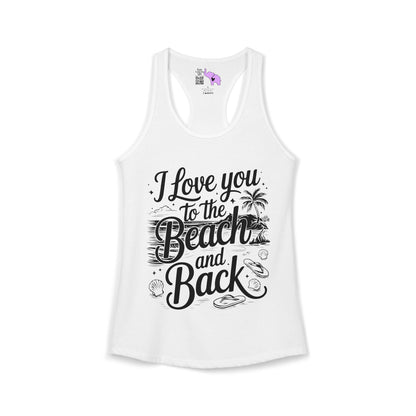 I Love You to the Beach and Back Women's Ideal Racerback Tank