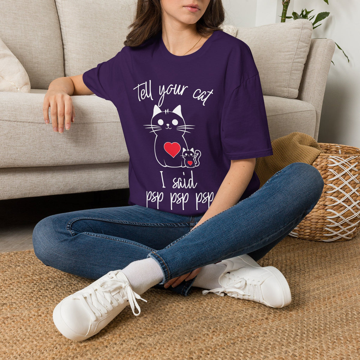 Tell Your Cat I Said Psp Psp Psp Adult T-shirt