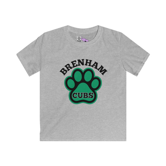 Brenham Paw Pride Youth Softstyle Tee