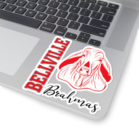Bellville Vertical Fury, Black Kiss-Cut Decal