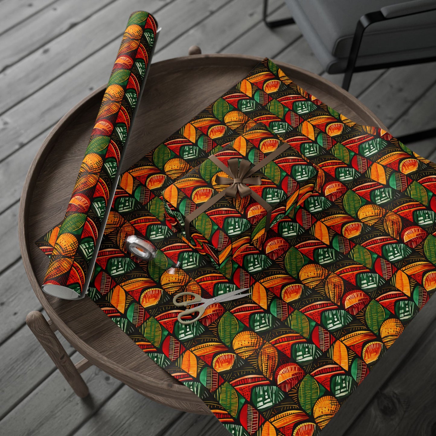 Collective Harmony Kwanzaa Wrapping Paper