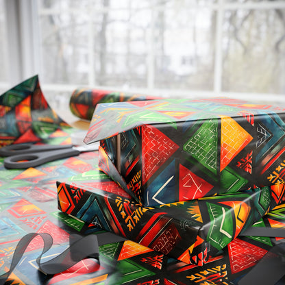 Ancestor Echo Kwanzaa Wrapping Paper