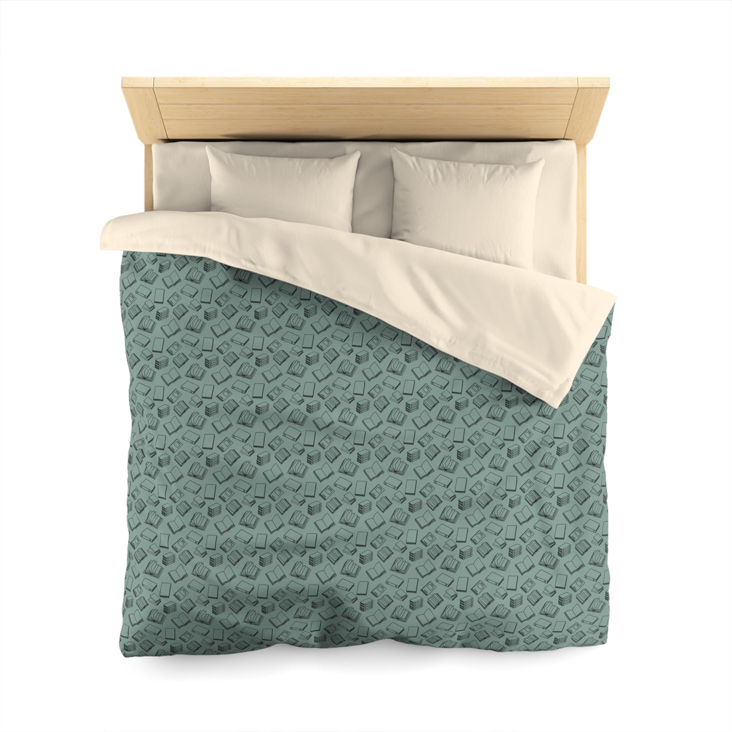 Books Books Books Microfiber Duvet Cover