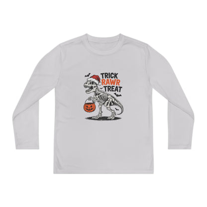 Trick Rawr Treat Youth Long Sleeve Tee