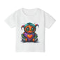 Patchwork Pumpkin Heart Heavy Cotton™ Toddler T-shirt
