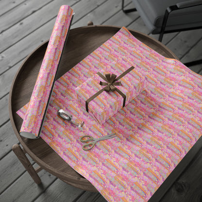 Wild Tropic Collage Wrapping Paper