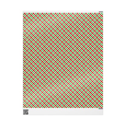 Festive Weave Wrapping Paper