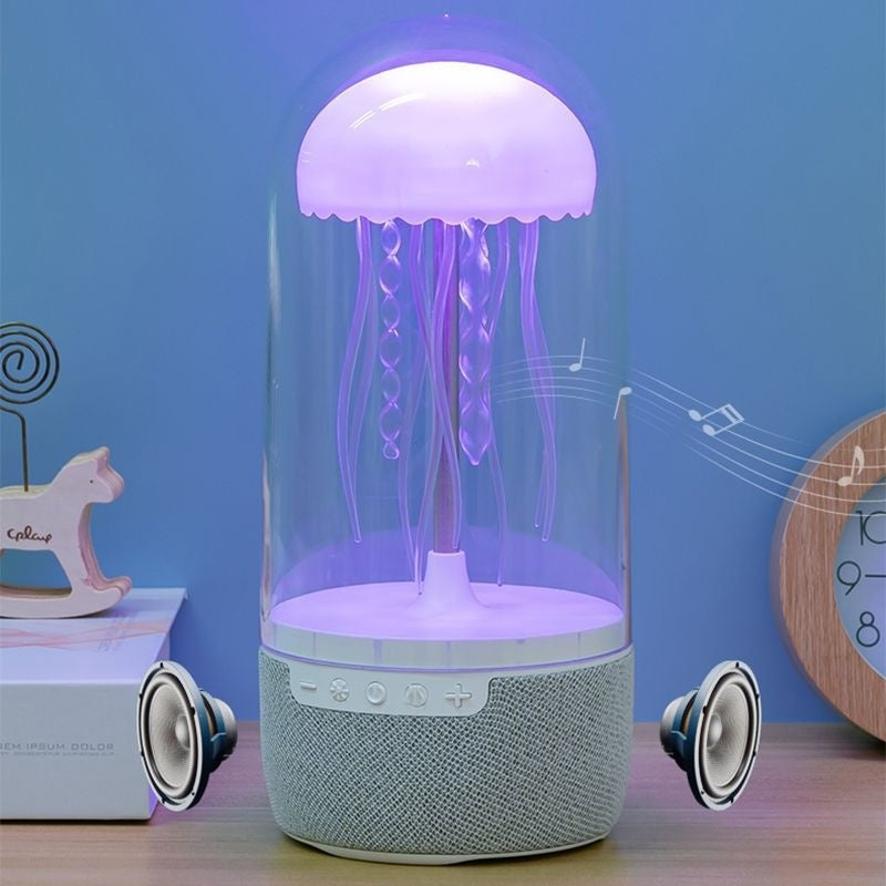 Colorful Jellyfish Bluetooth Speaker Lamp