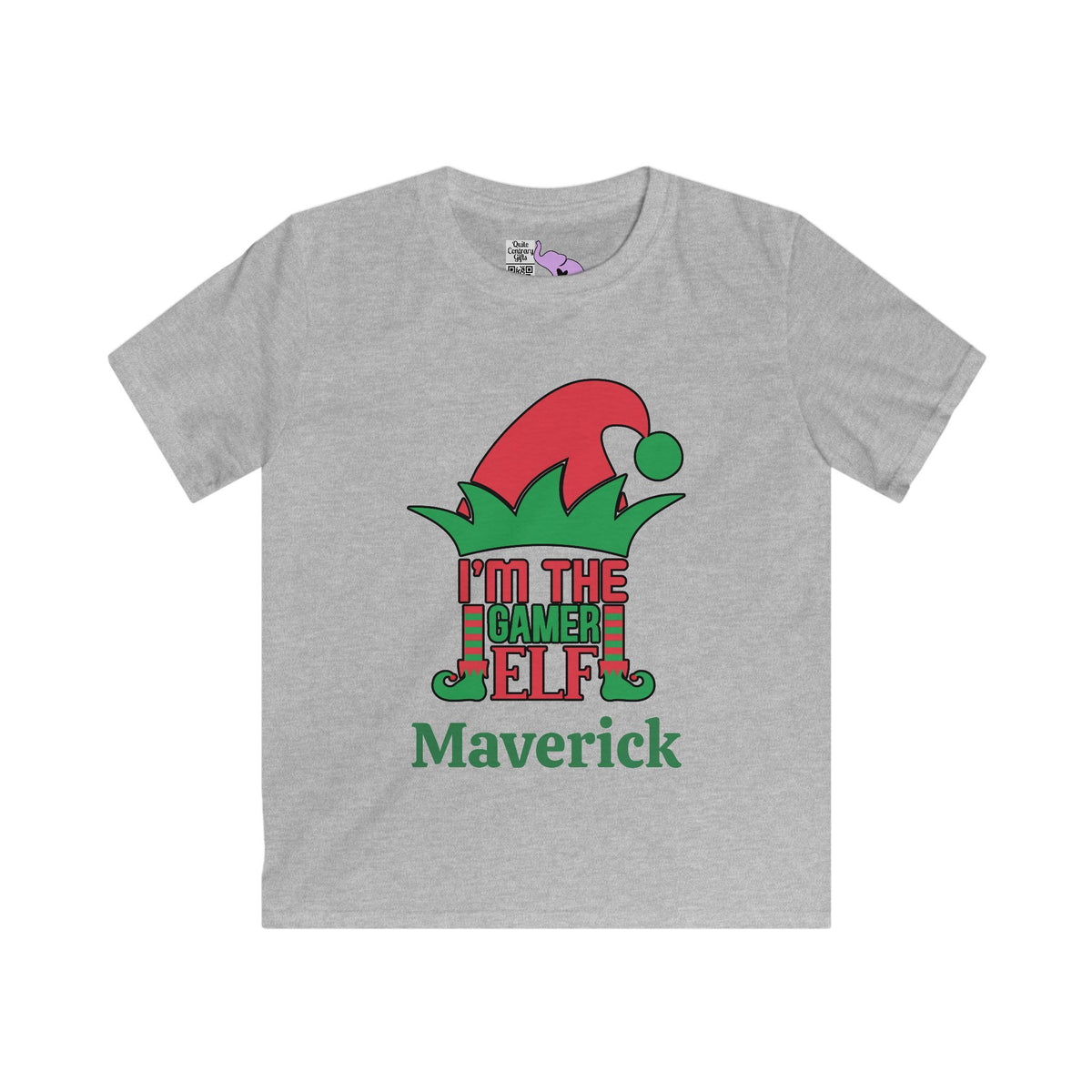 I'm The Gamer Elf Personalized Youth Softstyle Tee