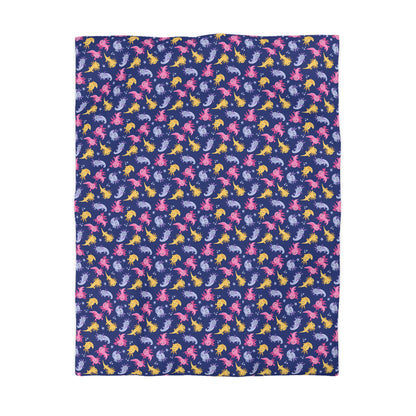 Axolotl Lagoon Microfiber Duvet Cover