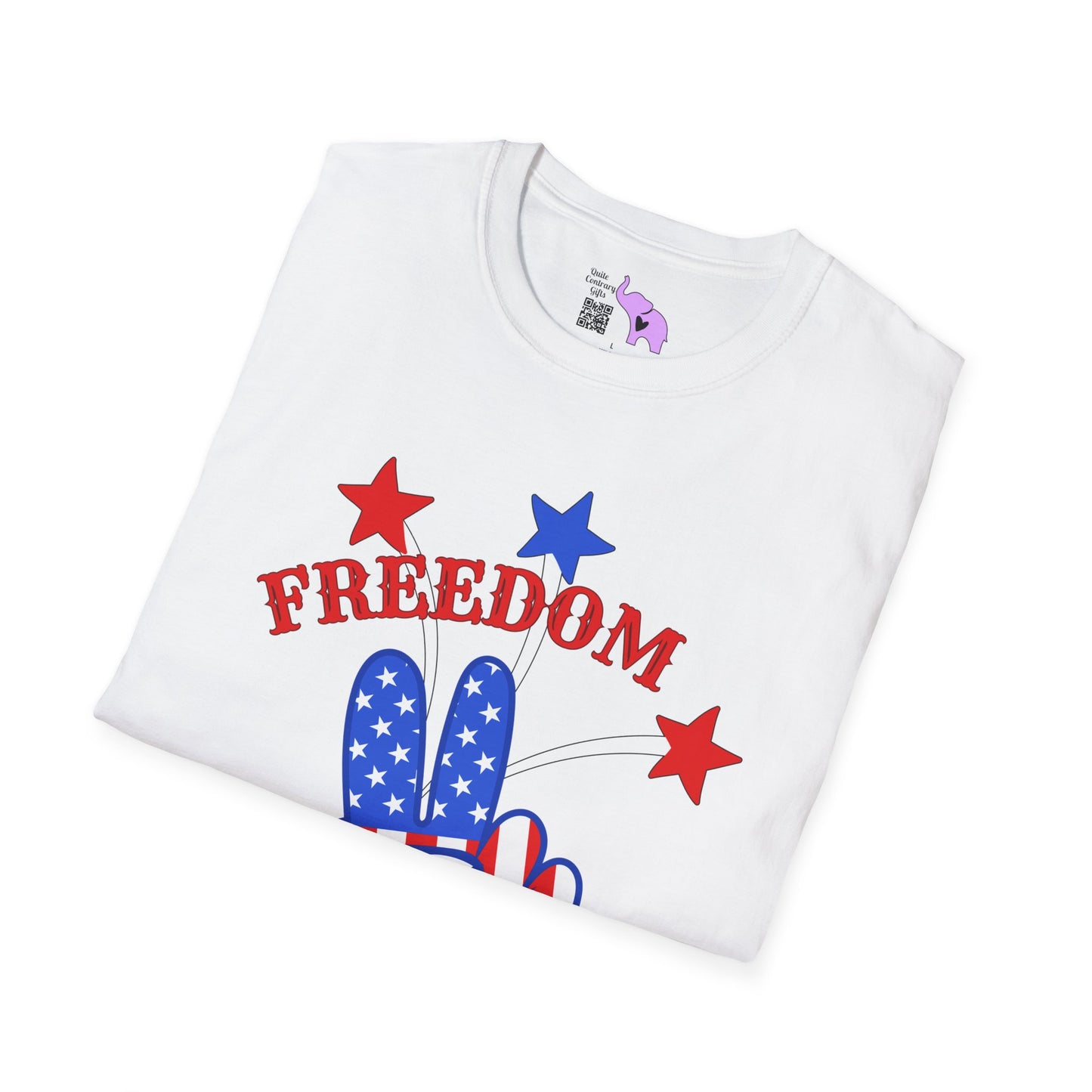 Freedom Rocks Peace Sign Adult T-shirt