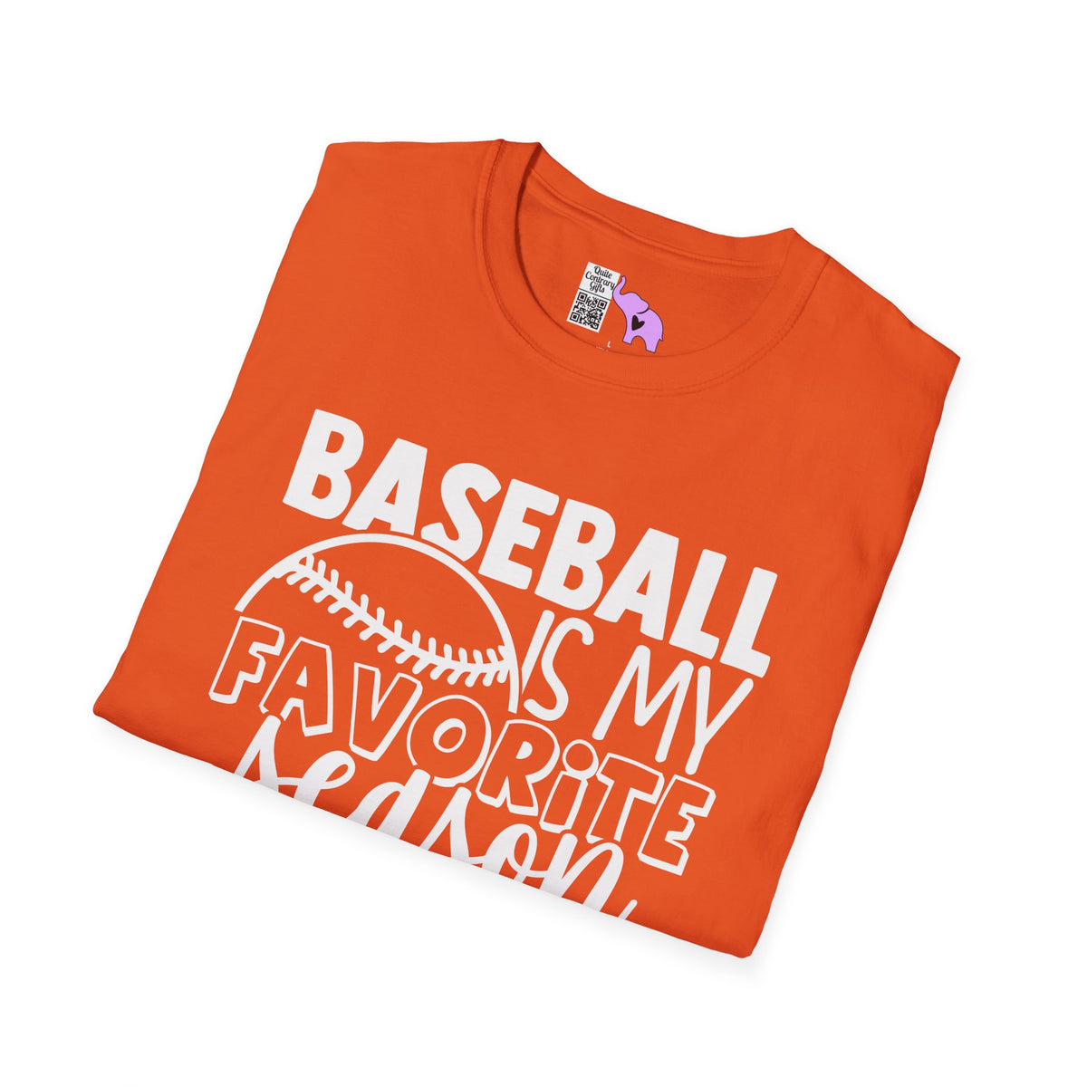 Baseball Is My Favorite Season Adult T-shirt