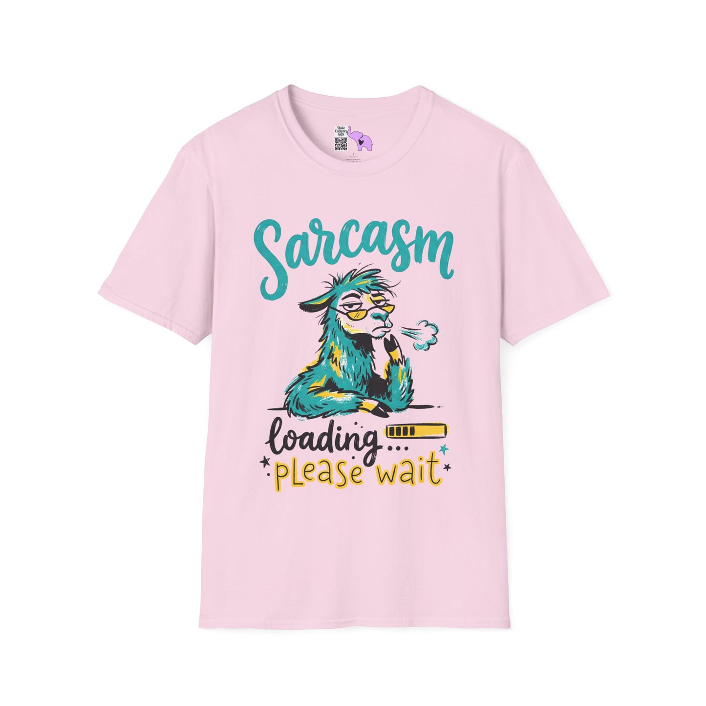""Sarcasm Loading Please Wait (Llama) Adult T-shirt