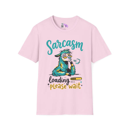 ""Sarcasm Loading Please Wait (Llama) Adult T-shirt