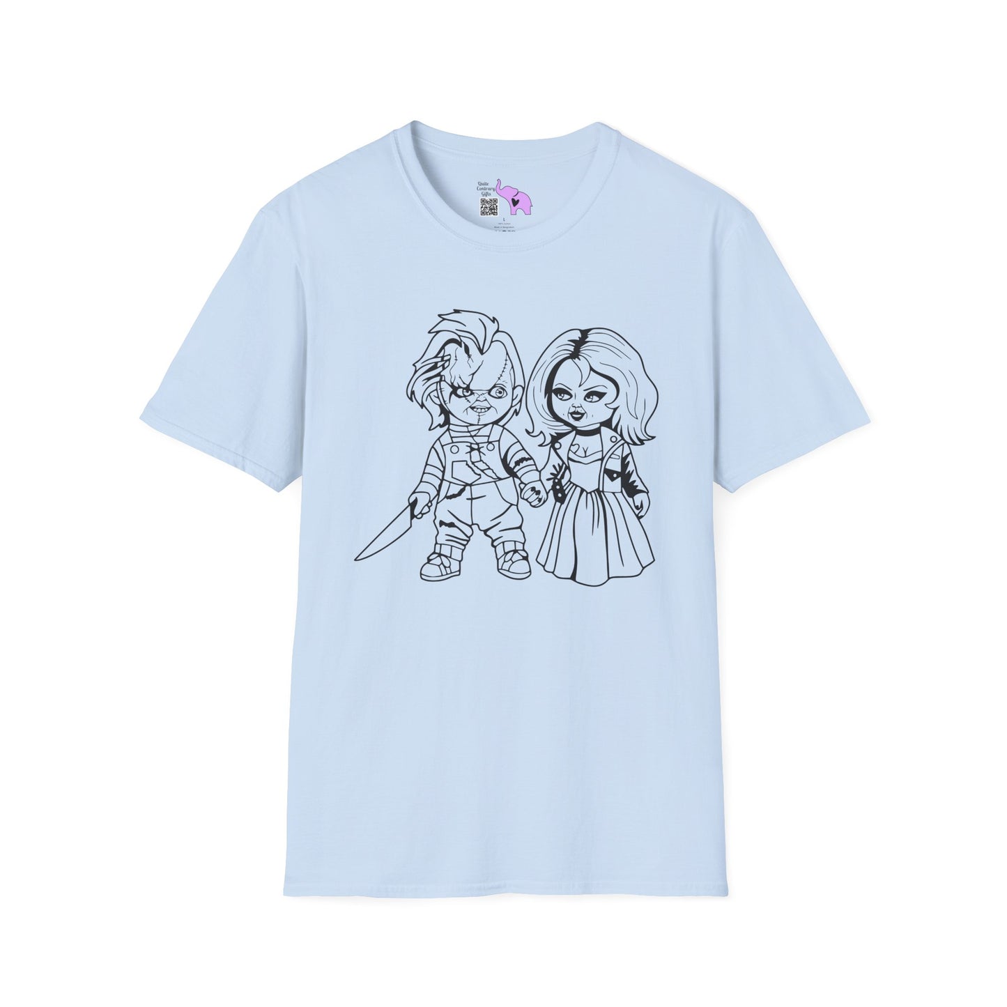 Chucky with His Bride Adult T-shirt