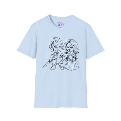 Chucky with His Bride Adult T-shirt