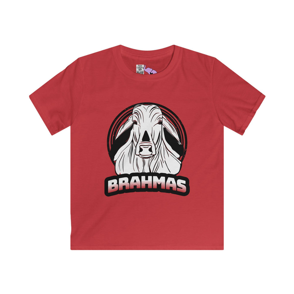 Brahmas Circle Youth Softstyle Tee