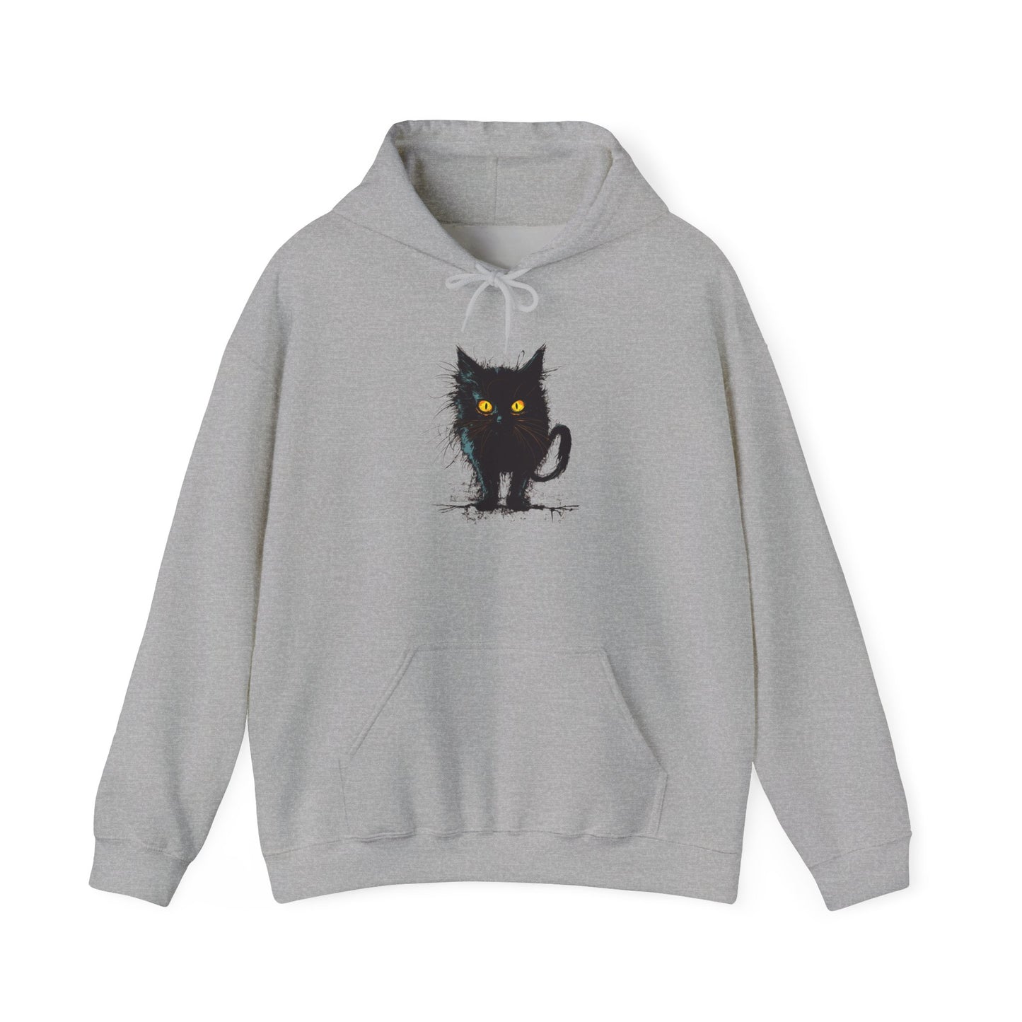 Black Kitten Heavy Blend™ Hooded Sweatshirt