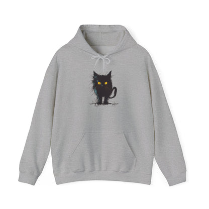 Black Kitten Heavy Blend™ Hooded Sweatshirt