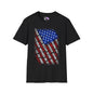 American Flag w/State Names Adult T-Shirt