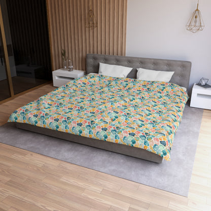 Ocean Pebble Drift Microfiber Duvet Cover